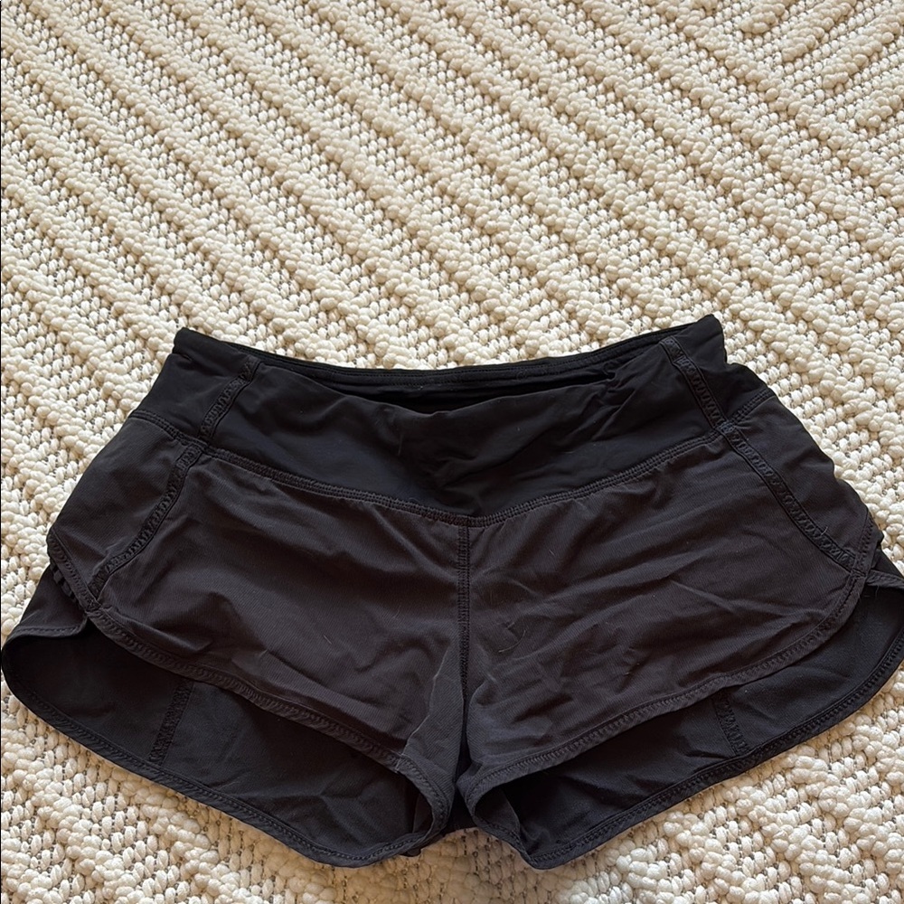 Lululemon Black Speed Up Short 2.5”